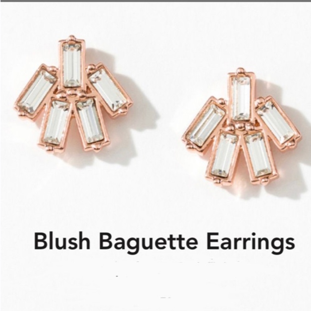 TCS Blush Baguette Earrings(retired)